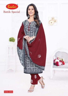 Baalar Battik Special Pent Vol 2 Kurti Pant With Dupatta set ready made wholesale catalogue  kurtis catalogs