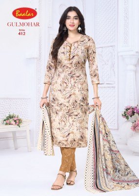 Baalar Gulmohar Vol. 4 Heavy Lawn Cotton Kurti Pant with Dupatta kurti pant with dupatta Catalogs