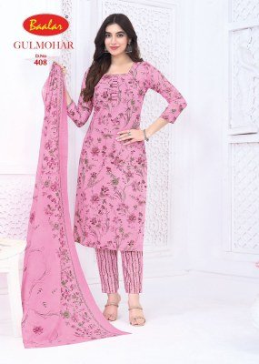 Baalar Gulmohar Vol. 4 Heavy Lawn Cotton Kurti Pant with Dupatta kurti pant with dupatta Catalogs