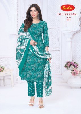 Baalar Gulmohar Vol. 4 Heavy Lawn Cotton Kurti Pant with Dupatta kurti pant with dupatta Catalogs