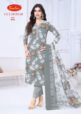 Baalar Gulmohar Vol. 4 Heavy Lawn Cotton Kurti Pant with Dupatta kurti pant with dupatta Catalogs