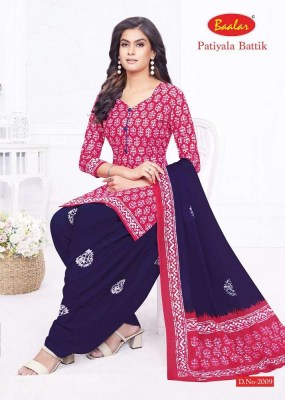 Baalar presents Battik Patiyala Special Vol 2 cotton Dress Material catalogue wholesaler in Surat  salwar kameez catalogs
