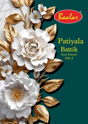 Baalar presents Battik Patiyala Special Vol 2 cotton Dress Material catalogue wholesaler in Surat  salwar kameez catalogs