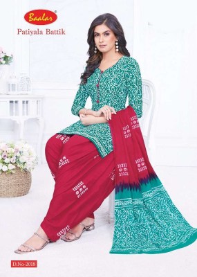 Baalar presents Battik Patiyala Special Vol 2 cotton Dress Material catalogue wholesaler in Surat  salwar kameez catalogs