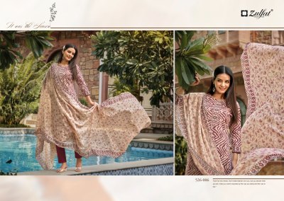 Baani by Zulfat designer pure cotton exclusive designer printed dress material catalogue at wholesale price salwar kameez catalogs