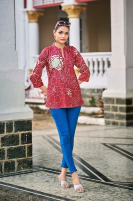 Baby vol 7 by Tips and tops Heavy Reyon Printed western top collection with low rate western wear catalogs