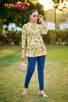 Baby vol 7 by Tips and tops Heavy Reyon Printed western top collection with low rate western wear catalogs
