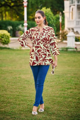 Baby vol 7 by Tips and tops Heavy Reyon Printed western top collection with low rate western wear catalogs