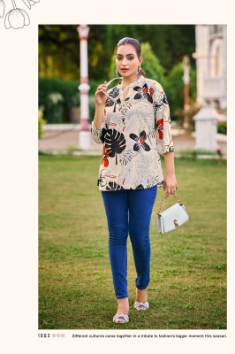 Baby vol 7 by Tips and tops Heavy Reyon Printed western top collection with low rate western wear catalogs