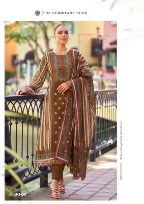 Bagh by The Heritage Shop Pure Jam Satin unstitched dress material wholesale rate salwar kameez catalogs