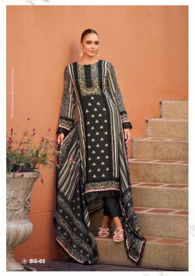 Bagh by The Heritage Shop Pure Jam Satin unstitched dress material wholesale rate salwar kameez catalogs