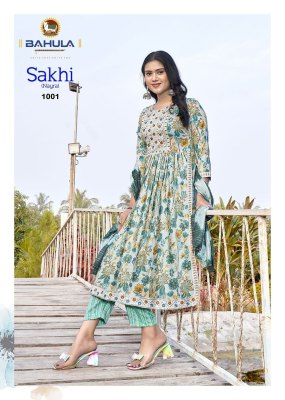 Bahula by Sakhi Nayra Vol 1 present Pure Cotton With Nayra Stitched Pattern readymade suit catalogue at wholesale price readymade suit catalogs