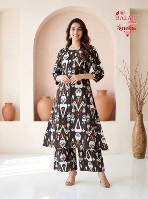 Balaji Amelia Vol. 1 Pure Cotton Printed Sleeveless Long Co-Ord Set co ord set catalogs