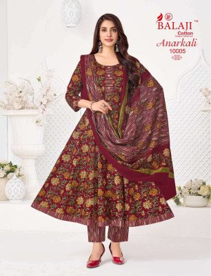 Balaji Anarkali Vol-10 Anarkali Style Kurti Pant with Dupatta fancy Anarkali suit catalogs