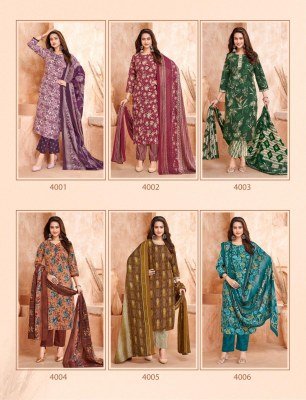 Balaji Cotton Keerthy Vol 4 Designer Cotton Kurti Pant Set Aster Inner, Enhanced Miyami Stitch, Pockets And Dupatta Wholesale kurtis catalogs