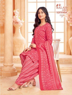 Balaji Sofiyana Vol 15 Readymade Indo Cotton 3 Piece Suit Kurti pant With Dupatta Wholesale kurti pant with dupatta Catalogs