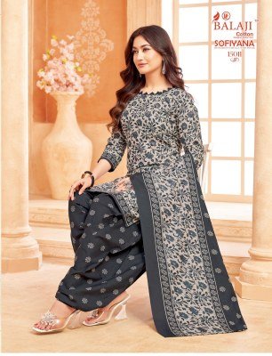 Balaji Sofiyana Vol 15 Readymade Indo Cotton 3 Piece Suit Kurti pant With Dupatta Wholesale kurti pant with dupatta Catalogs