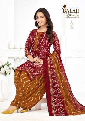 Balaji Sui Dhaaga Vol 12 Pure Cotton Printed Dress Material 