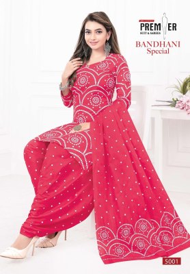 Bandhani Special Vol 5 by Premier pure cotton printed readymade suit catalogue at amavi expo Amavi