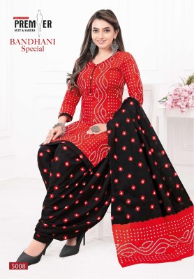 Bandhani Special Vol 5 by Premier Pure Cotton Bandhani printed readymade suit catalogue at low price readymade suit catalogs