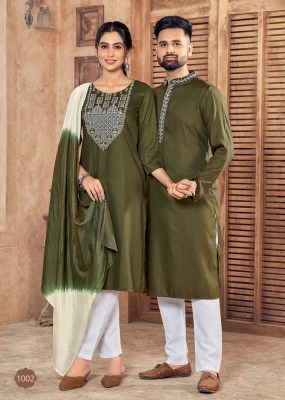 Banwery Fashion Couple Goal Vol 7 couple combo of Kurta with Payjama and Kurti with Pants Dupatta set catalogue   kurtis catalogs