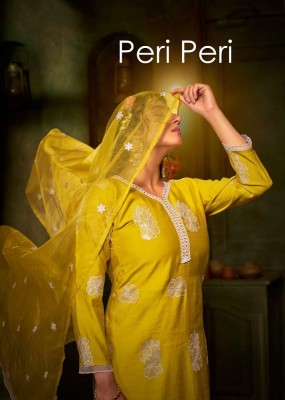 Banwery Peri Peri Heavy Russian silk 3pice Readymade Suits catalogue wholesale  Amavi