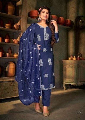 Banwery Peri Peri Heavy Russian silk 3pice Readymade Suits catalogue wholesale  kurtis catalogs