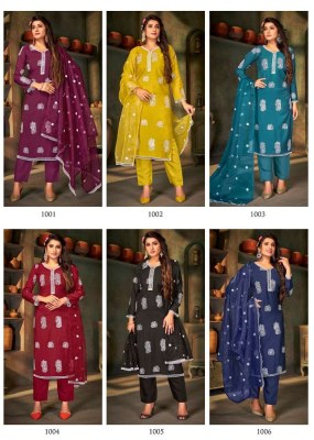 Banwery Peri Peri Heavy Russian silk 3pice Readymade Suits catalogue wholesale  kurtis catalogs