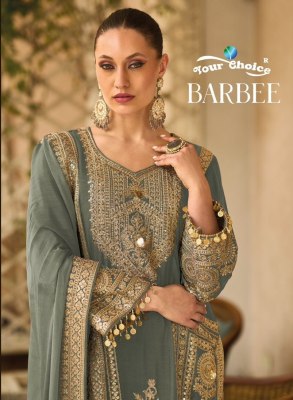 BarBee by Your choice designer embroidered Pakistani suit catalogue at affordable rate pakistani suit catalogs