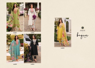 Begum vol 7 by Kailee fashion Designer Thread work readymade suit catalogue at low rate readymade suit catalogs