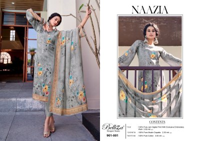 Belizza by Naazia pure jam cotton digital printed unstitched salwar kameez catalogue salwar kameez catalogs
