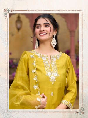 Bell Bottom by Vazi Creation Vertican fancy Cord Work short top with bottom and dupatta at affordable rate readymade suit catalogs