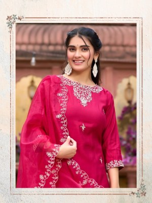 Bell Bottom by Vazi Creation Vertican fancy Cord Work short top with bottom and dupatta at affordable rate readymade suit catalogs