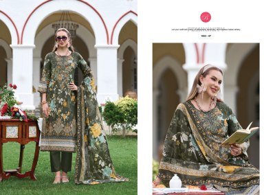 BelliZa Designer Studio GUZARISH Vol-25 Cotton Digital Print Dress Material dress material catalogs