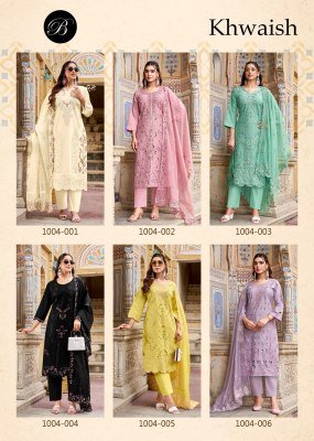 BelliZa Designer Studio KHWAISH Pure Cotton Lawn Karachi Dress Material dress material catalogs