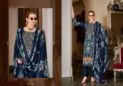 BelliZa Designer Studio NAIRA VOL-155 Pure Cotton Digital Print Dress Material  dress material catalogs