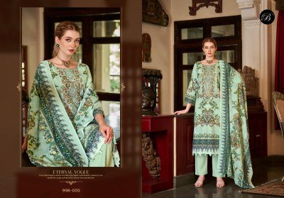 BelliZa Designer Studio NAIRA VOL-155 Pure Cotton Digital Print Dress Material  dress material catalogs