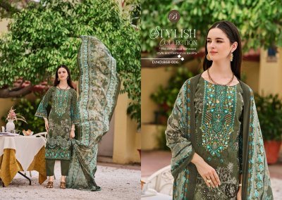 BelliZa Designer Studio Naira Vol 112 Unstitched Pure Cotton Suit Set with Exclusive Embroidery and Mal Mal Digital Dupatta Wholesale dress material catalogs