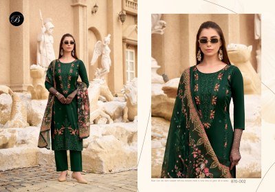 BelliZa Designer Studio Zarqash Vol 7 Unstitched Heavy Jam Top with Designer Embroidery And Daman Boring Work  Viscose Rayon Bottom And Scalloped Pure kurtis catalogs