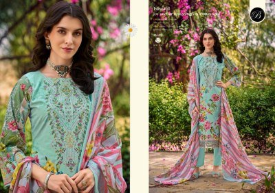 Belliza Designer Studio Yasmin Vol 3 Pure Cotton Dress Material with Heavy Embroidery And Mal Mal Dupatta dress material catalogs