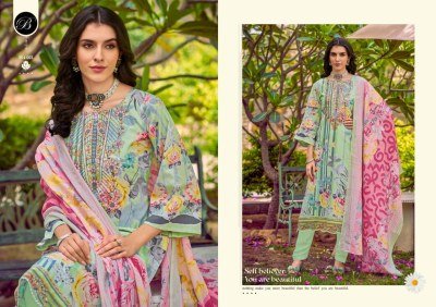 Belliza Designer Studio Yasmin Vol 3 Pure Cotton Dress Material with Heavy Embroidery And Mal Mal Dupatta dress material catalogs