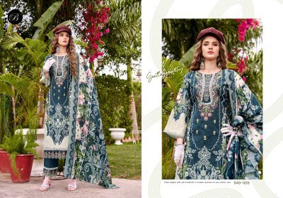 Belliza Gulistaan Pure Cotton Embroidered Dress Material dress material catalogs