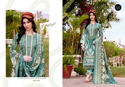 Belliza Gulistaan Pure Cotton Embroidered Dress Material dress material catalogs