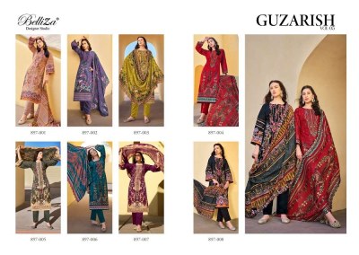 Belliza Guzarish Vol 5 Cotton Printed Unstarched Dress Materials catalogue buy online sale  salwar kameez catalogs