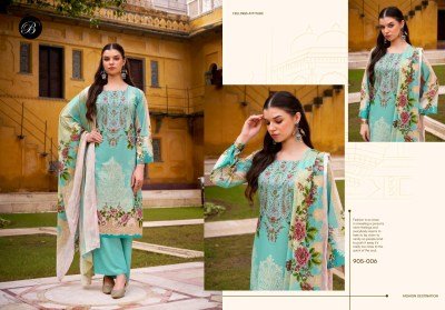 Belliza Naira Vol 119 Pure Cotton Digital Print Suit with Dress material Mal Mal Cotton Dupatta Wholesale dress material catalogs