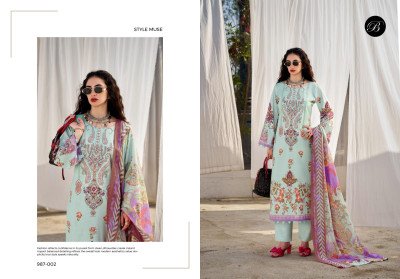 Belliza Naira Vol-147 Pure Cotton Embroidered Dress Material Collection dress material catalogs