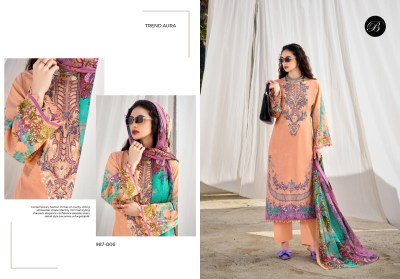 Belliza Naira Vol-147 Pure Cotton Embroidered Dress Material Collection dress material catalogs