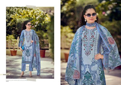 Belliza Naira Vol 148 Pure Cotton Designer Dress Material with Mal Mal Cotton Dupatta dress material catalogs