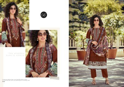 Belliza Naira Vol 148 Pure Cotton Designer Dress Material with Mal Mal Cotton Dupatta dress material catalogs