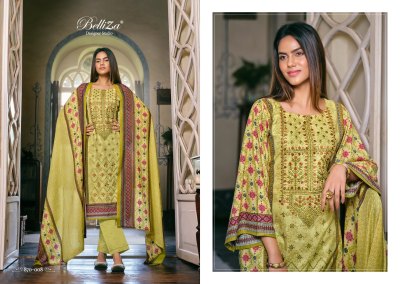 Belliza by Bin Saeed vol 2 pure cotton digital print with exclusive embroidered  unstitched dress material catalogue  salwar kameez catalogs